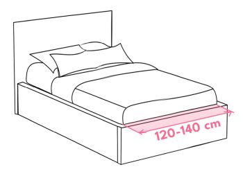 Postele šíře 140 cm